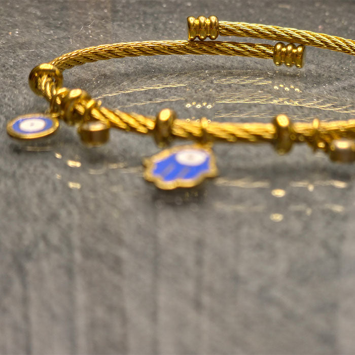 Gold Evil Eye - Protection & Elegance