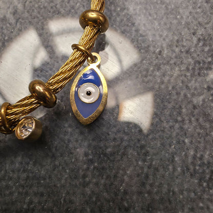 Gold Evil Eye - Protection & Elegance